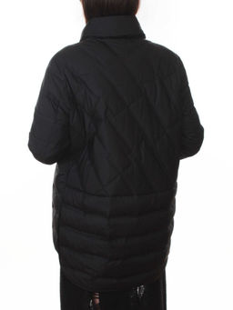 H24-328 BLACK Куртка пуховая облегченная женская (белый утиный пух) - Fashion фото 6