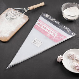 Кондитерские мешки KONFINETTA, 55 мкм, 35?22.5 см, 50 шт., прозрачные  фото 6