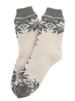 Носки женские "Звезда с ромбиками" 7656-2