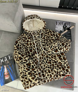 Шуба женская с капюшоном