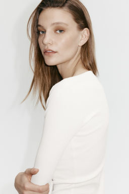 Top de canal? con escote barco - H&m фото 7