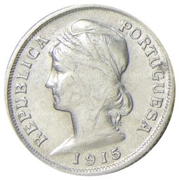 10 сентаво 1915 года Португалия
