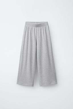 SOFT TOUCH WIDE-LEG TROUSERS
