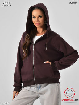 Тёплая толстовка на велюре