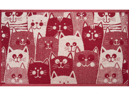 Полотенце махровое 6с104.411ж1 Мир котов (бордо) 67х40см