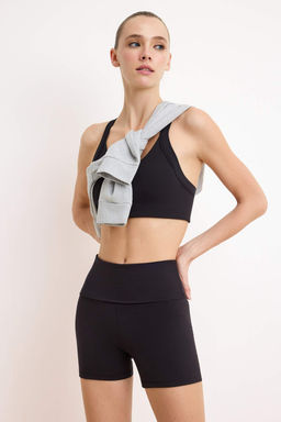 Mavi Bel Katlamal? F?rcal? Soft Kumas Spor Tayt THMSS26TY00011 - Trendyolmilla фото 6