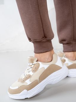 теплый Костюм футер 3-х нитка НАЧЕС коричневый - Binita фото 12