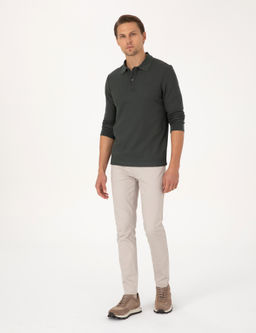 Koyu Haki Slim Fit Sweatshirt - Pierre cardin фото 4
