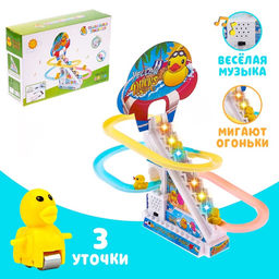 Развивающая игрушка Утята-путешественники, световые и звуковые эффекты