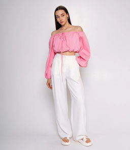 Блуза #БШ2299, розовый