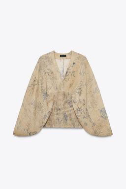 ZW COLLECTION PRINTED TOP - Zara фото 7