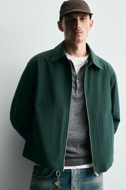 TECHNICAL ZIP-UP JACKET - Zara фото 6