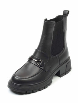 01-5251-1 BLACK Ботинки демисезонные (искусственная кожа, байка) - No name фото 5