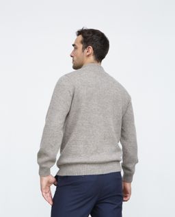 Джемпер из пуха яка 11065 серый