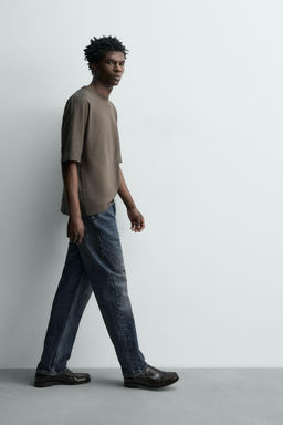 JEANS STRAIGHT ANKLE FIT / ?ndigo - Zara фото 6