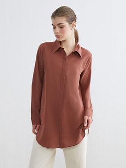 Dokulu Kad?n G?mlek Tunik