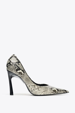 ANIMAL PRINT HIGH-HEEL SHOES - Zara фото 2