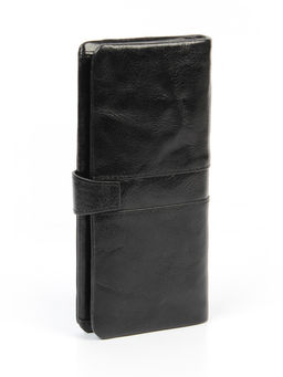 LACCOMA клатч V165-5-38-черный натуральная кожа