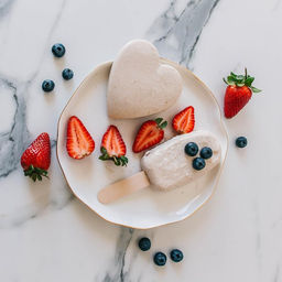 Тарелка пирожковая Доляна Млечный путь, d=19 см, фарфор, белая в крапинку  фото 9