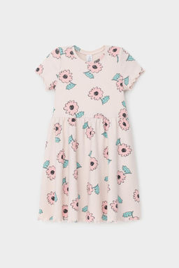 Crockid _ КР 5793-1/бежевый,нежный цветок к549 платье для дев  фото 5