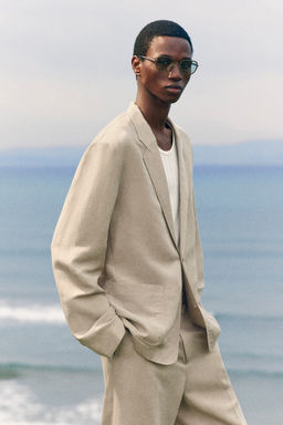 BLAZER DESESTRUCTURADA EN MEZCLA DE LINO - H&m фото 8