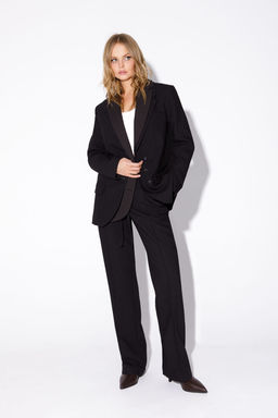 Жакет Pirs 5502 черный + бежевая клетка  фото 6