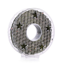 Электрогирлянда Роса 30м, 300 ламп, зеленый провод, цветная