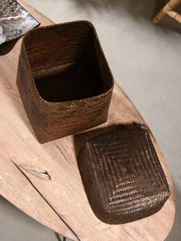 Корзинка плетёная «Рино», 25×25×28 см