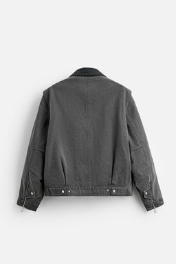 JACKET WITH CONTRAST COLLAR - Zara фото 8