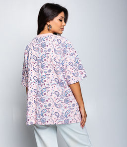 Футболка #КТ682 (1), пудровый - Dommod фото 3