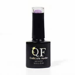 Гель лак для ногтей DELICATE NUDE, 3-х фазный, 8 мл, LED/UV, цвет фиолетовый (35) - Queen fair фото 7