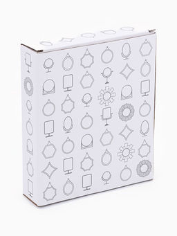 Зеркало декоративное, с увеличением х2, двустороннее, 13.8?17 см, (d=10 см), цвет бронзовый - Qf фото 2