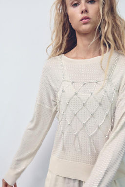 JEWEL BEADED TOP - Zara фото 2