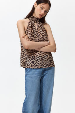 Top de gasa con cuello fular - H&m фото 7