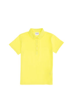 U. S. Polo Assn Неоново-желтая базовая футболка с воротником-поло для девочек - U.s. polo assn фото 3