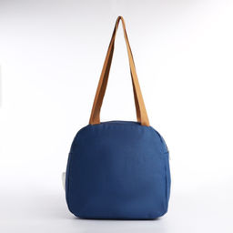 Сумка молодёжная на молнии, цвет синий - Simaland фото 5