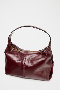LEATHER SHOULDER BAG - Zara фото 3