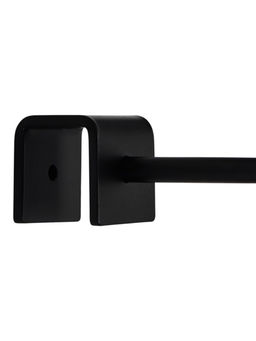 Кронштейн для кашпо, d=10 см, металлический, настенный, чёрный