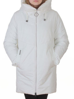 M-9090 WHITE Куртка зимняя женская (200 гр. холлофайбер)