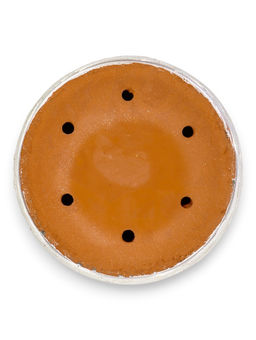 Горшок цветочный с поддоном 4,75 л, d22/h20 см белый керамика, "Венера" (М)