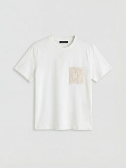 Bisiklet Yaka Nak??l? Kad?n Ti??rt