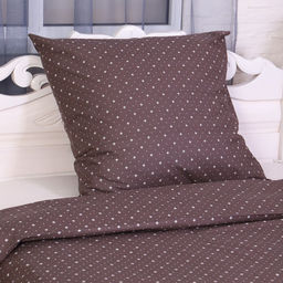 Постельное бельё 1.5сп Голливуд коричневый (пододеяльник 145х215см, наволочка 70х70см) бязь, 120г/м, 100% хлопок - Атра фото 2