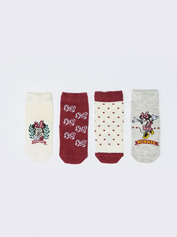 Minnie Mouse Desenli K?z Bebek Soket ?orap 4l? - Waikiki фото 2