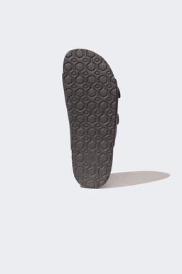 Мужские тапочки Eva на плоской подошве с двойной полосой - Defacto фото 5