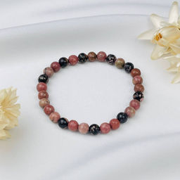 Браслет из Родонита - Радуга самоцветов фото 3