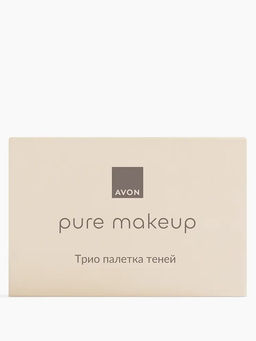 Трио палетка теней для век Pure Makeup