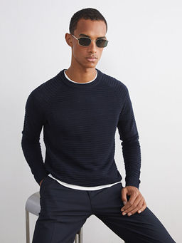 Bisiklet Yaka Erkek Triko Kazak