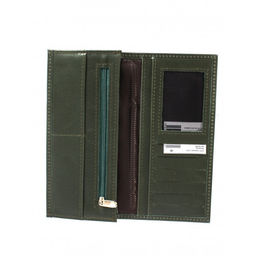 Портмоне мужское Croco-ПР-965 натуральная кожа 3 отд, 10 карм, зеленый тем пулл-ап (205) 264635 фото 3
