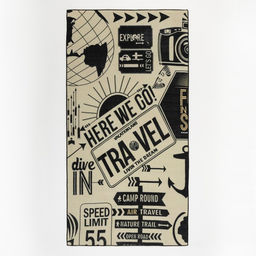 Полотенце пляжное «Этель» Travel, 70×140 см