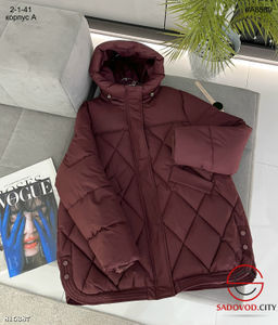 Женская стёганная куртка с капюшоном - Bruno фото 4